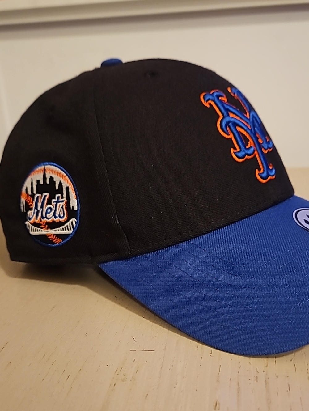 '47 MVP, Blue and Orange Mets Logo Baseball Cap